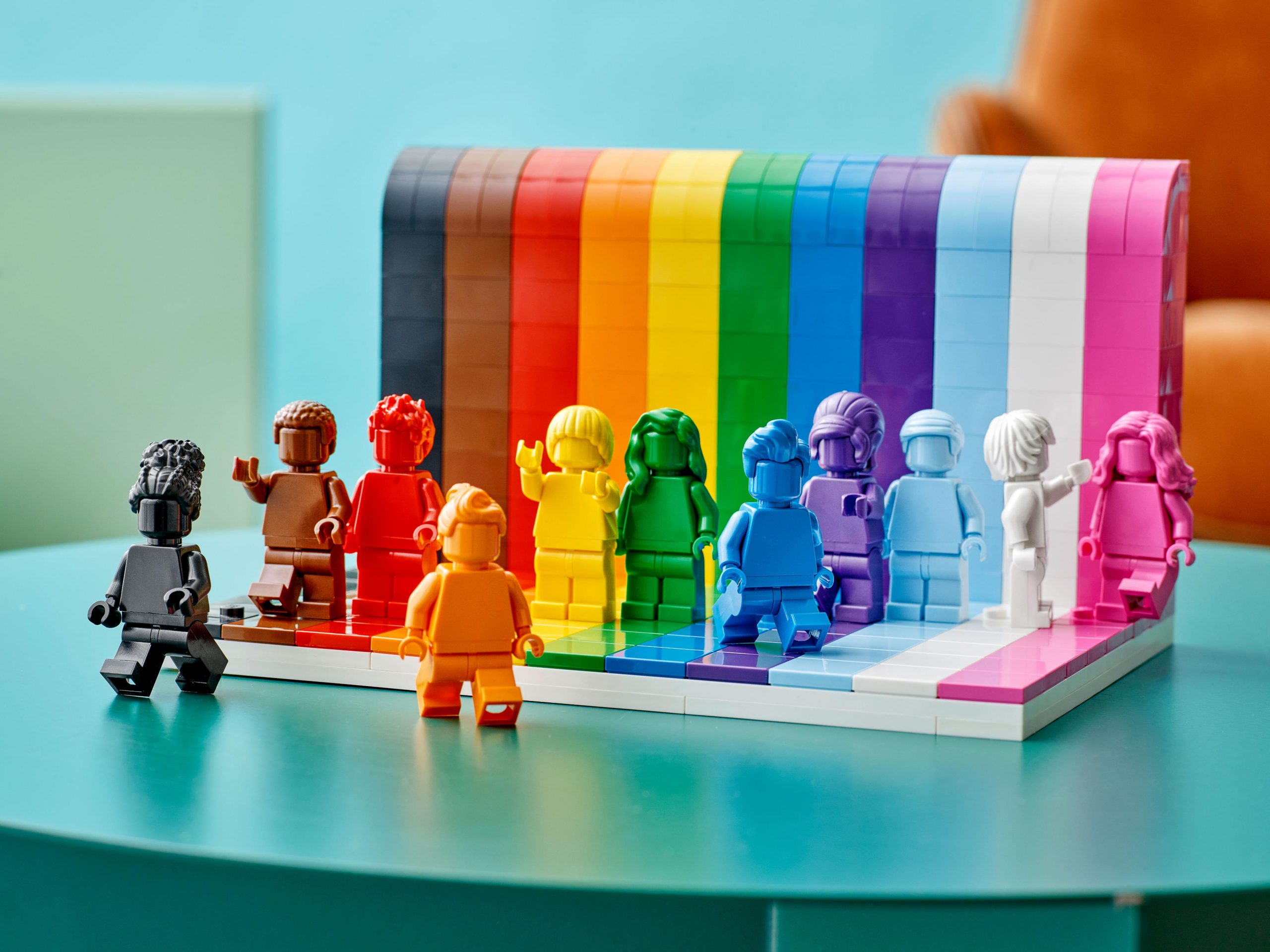 Lego introduces new set for Pride Rainbow round table news